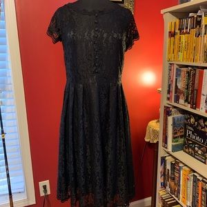 Oh Soo Sweet Black Lace Dress